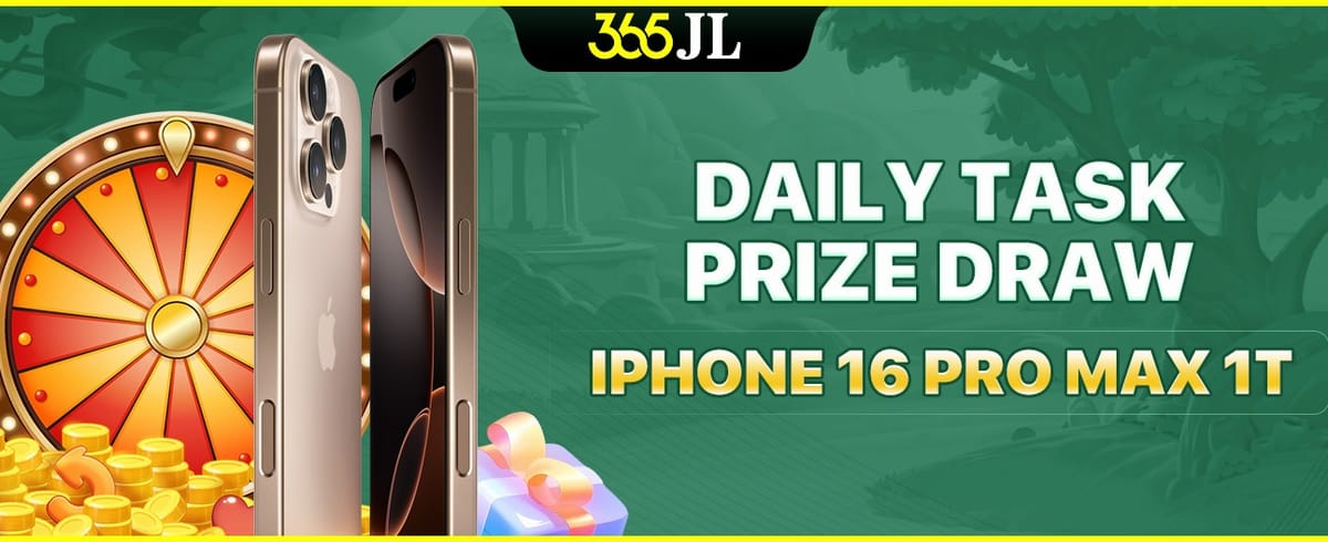 Daily Task iPhone 16 Pro Max Draw promotion banner